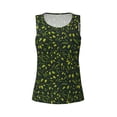 thumbnail image 4 of Haiem Green Branch Olive Workout Tank Tops for Women, Athletic Sports Slim-Fit Tank Tops, Compression Sleeveless Dry Fit Shirts,Athletic Shirt-X-Large, 4 of 9
