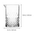 thumbnail image 2 of NUOLUX Glass Mixing Bar Stirring Pitcher Crystal Cocktail Drink Beaker Glass Cup Jigger Japanese Barware, 2 of 6