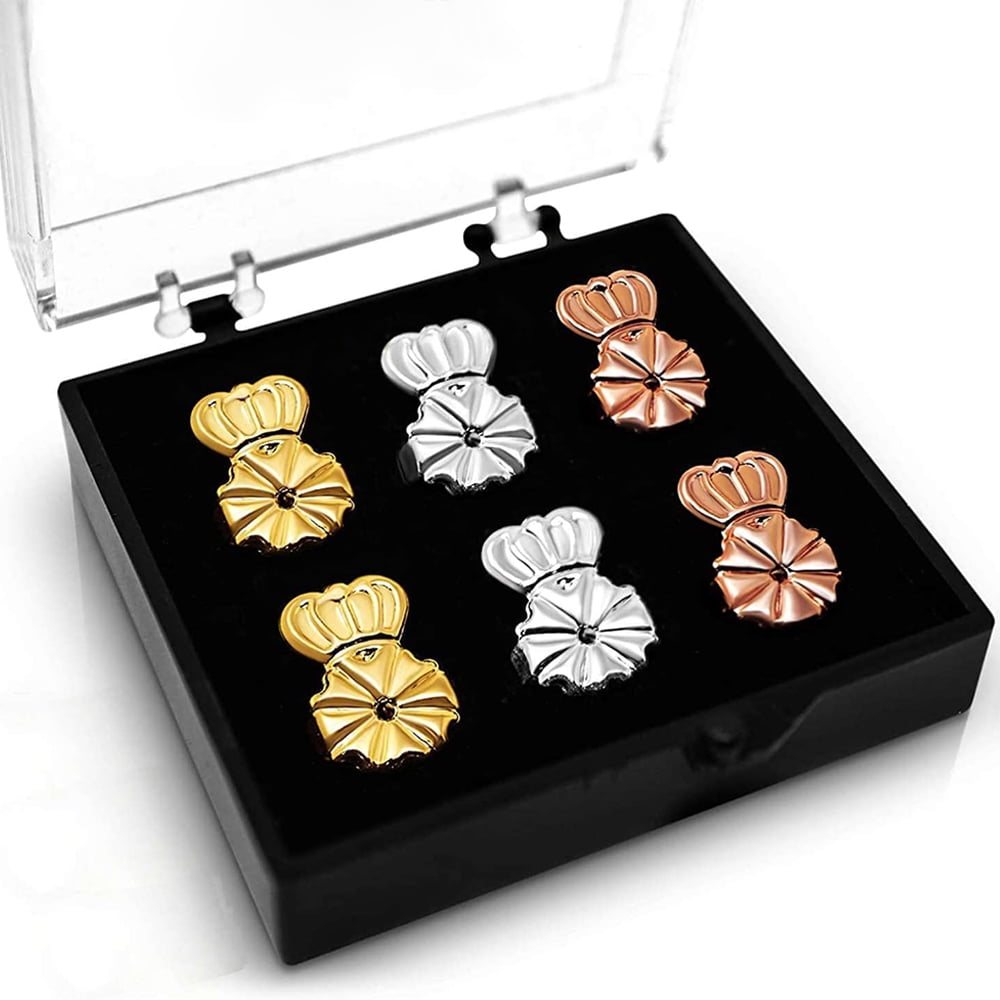 Original Magic Earring Backs for Droopy Ears | Earring Lifters for Heavy Earring | Earing Lifter Backs BAX | Earlobe Secure Clear Miracle