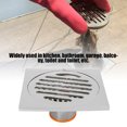 thumbnail image 5 of Odor Proof Floor Drain Copper Stainless Steel Magnetic Levitation Floor Drain Stainless Steel Large Displacement Shower Floor Drain, 5 of 7