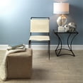 thumbnail image 6 of Jamie Young Co Kai Transitional Metal & Glass Side Table in Black/Clear, 6 of 8