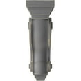 thumbnail image 2 of Ekena Millwork 3 3/8"W x 6 1/2"D x 10 1/2"H Boston Traditional Scroll Wood Vintage Decor Corbel, Pebble Grey, 2 of 7