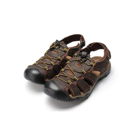 Closed Toe Fisherman Sandal - CLEARANCE Men Outdoor Shoes Fisherman Closed Toe Sandals Size9.5