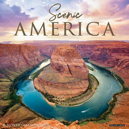 Scenic America 2026 Wall Calendar, (Paperback)