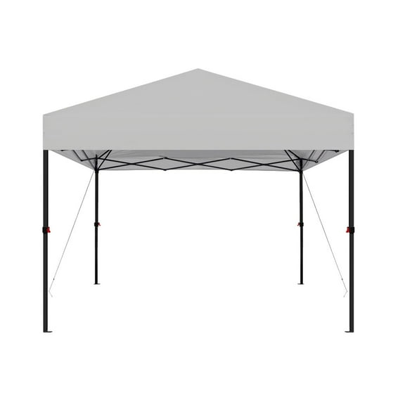 Garden Winds Custom Fit Replacement Canopy Top Cover Compatible with The Best Choice 10' x 10' Pop Up - Upgraded Performance RIPLOCK 350 Fabric - Slate Gray
