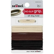 Scunci: Tan Brown Black Hairties, 1 ct