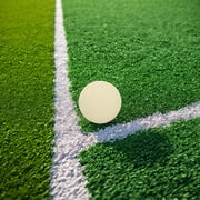 LABSERRON Durable White PVC Street Hockey Ball for Night Practice - Glow Design, Visible Trajectory