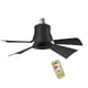 thumbnail image 3 of Socket Fan Light with Remote Control Distance 5m E27 3-Speeds Dimmable LED Base Voltage 85-265v 40w, 3 of 5