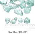 thumbnail image 2 of Fire Glass for Fire Pit, 2-3mm(1/9") High Luster Natural Glass Rocks, Ocean Blue, 2 of 3
