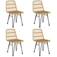 thumbnail image 2 of vidaXL 5 Piece Garden Dining Set Poly Rattan, 2 of 5