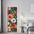 thumbnail image 3 of Idea4wall 2pcs Vibrant Floral Explosion Bold and Colorful Forest Flower Wall Murals, Removable Self-Adhesive Stick Wallpaper Large Wall Stickers for Home Decorative, 48"x96", 3 of 5