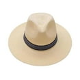 thumbnail image 2 of DLQT White. One Size Sun Hat For Men. Panama Hat, 2 of 8
