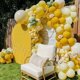 thumbnail image 5 of Globos de fiesta Aiwolf en forma de confeti de oro amarillo, 50 unidades, 30 cm, látex, 5 of 7