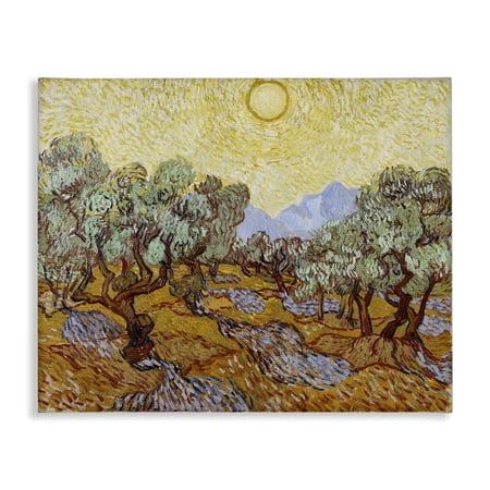 Stupell Industries Classic Van Gogh Olive Trees Landscape & Nature Painting Wrapped Canvas Art Print Wall Art  30 x 24