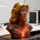 thumbnail image 3 of Niñas Niñas Niñas Alma Rota Figura de Fuego 20cm Resina con Luz Led, Ornamento de Escritorio para Sala de Estar Y Oficina, 3 of 7
