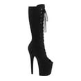 thumbnail image 2 of Women's Pleaser Flamingo 2051FS Peep Toe Knee High Boot, 2 of 2