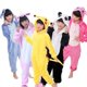 thumbnail image 2 of Pijama de franela de unicornio para niños, ropa de Cosplay para fiesta de Navidad, Kigurumi, Panda, Licorne, Stitch, 2 of 4