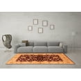 thumbnail image 3 of Ahgly Company Indoor Rectangle Oriental Orange Industrial Area Rugs, 8' x 12', 3 of 4