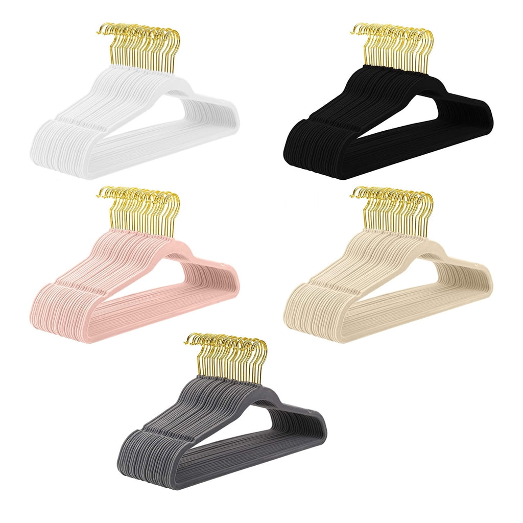 Osdhezcn 20 Pcs Non-slip Clothes Hanger Clothes Rack Coat Suit Shirt Pants Hanger Clothing Storage Hanging Rack
