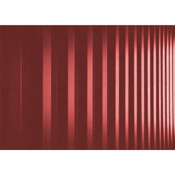 Ahgly Company Indoor Rectangle Patterned Grapefruit Red Area Rugs, 8' x 10'