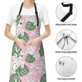 thumbnail image 6 of Lsque Lilies Flowers Waterproof Apron Chef Aprons for Men Heavy Duty Chemical Work Apron Extra Long Grilling Aprons with Adjustable Bib Apron, 6 of 9