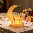 thumbnail image 5 of Aodebiao Ramadan Moon Lamp, Crescent Moon with Star Table Lamp, Ramadan Desk Lamp Decorations Crescent Table Light Bedside Night Stand Desktop Living Room Home Decor, Eid Mubarak Decor, 5 of 9