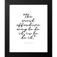 thumbnail image 2 of ArtsyQuotes 12x14 Black Modern Framed Museum Art Print Titled - Amelia Earhart Quote: To Do It, 2 of 5