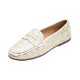 thumbnail image 2 of EKVAHL Women's Penny Slip‑On Loafers, PU Leather Business Work Flats, Lightweight Casual Walking Shoes For Office Duty Business Green, 2 of 5