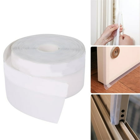 

Begine Door and Window Sealing Strip (45Mm 5 Meters) Weather Stripping Silicone Door Seal Strip Silicone Sealing Sticker Adhesive for Doors Suitable for Windows Doors