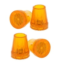 Wswqop 4 x Heavy Duty Anti Slip Walking Stick End Crutch Cane Rubber Leg Tips 1 inch .