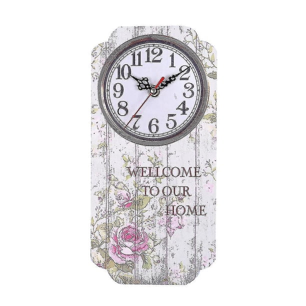 Reloj de pared creativo de madera Mdf, decoración de granja, relojes de pared, decorativo grande