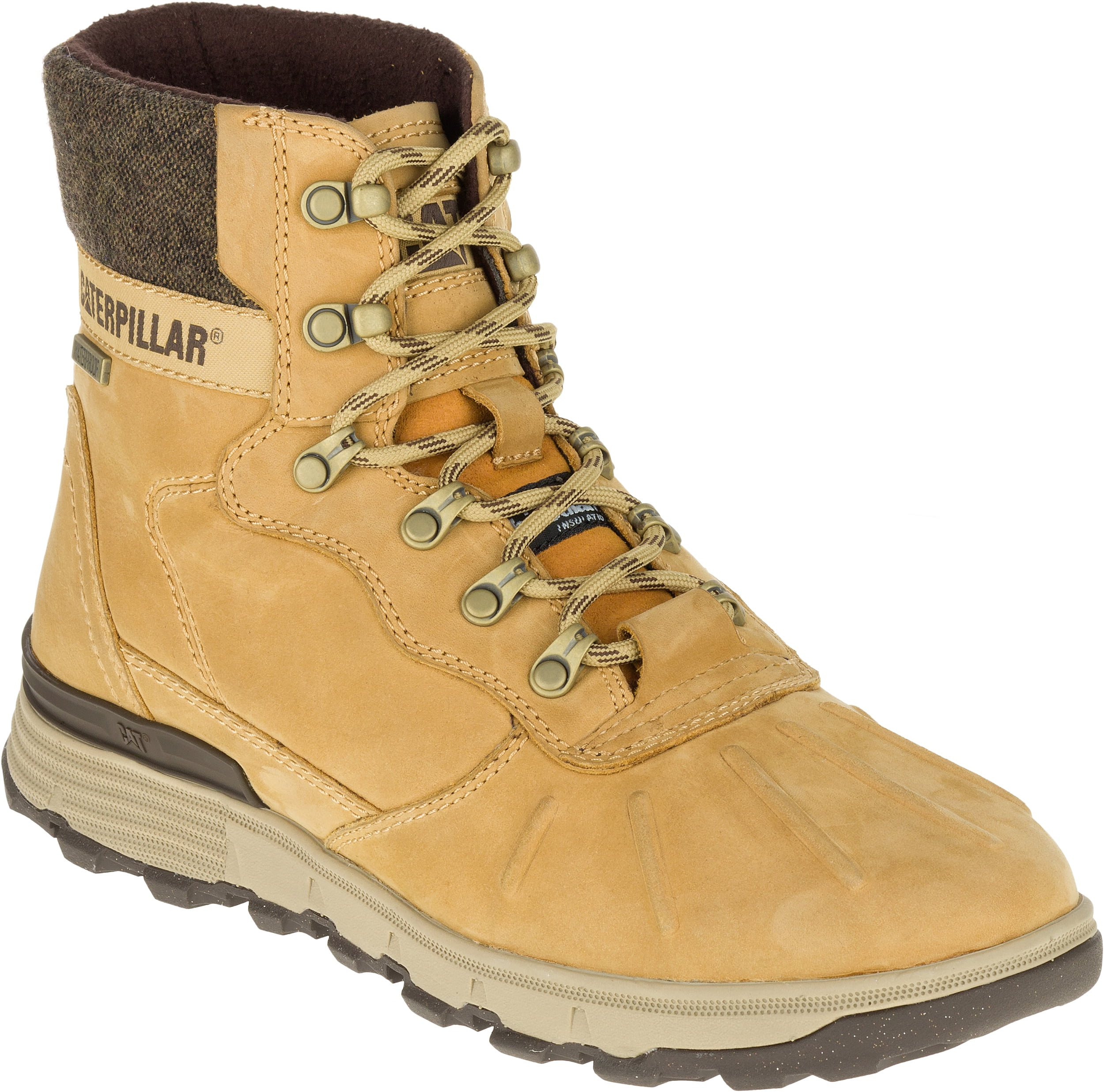 Caterpillar STICTION HI ICE+W Waterproof Men/'s Insulated Brown Leather Boot