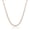 rose gold, variant on Tennis Necklace for Women 18K White Gold Plated 4mm Round Cut Cubic Zirconia Faux Diamond Tennis Chain for Men 18 inches