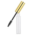 thumbnail image 1 of Fugacal Tubo de Rímel Vacío, Inserciones de Goma 5 Colores 10 ml Tubo de Delineador Transparente Con Varita de Pesta?as Botella de Contenedor de Rímel Vacía Para Aceite de Ricino(2# bright gold) Fugacal No se aplica, 1 of 6