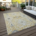 thumbnail image 6 of Addison Rugs Chantille Indoor/Outdoor Transitional Diamonds Gold Washable Rectangle Rug, 8' x 10', 6 of 6