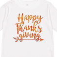 thumbnail image 4 of Inktastic Happy Thanksgiving with leaf arrow in fall colors Boys or Girls Long Sleeve Toddler T-Shirt, 4 of 5