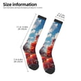 thumbnail image 2 of Yiaed Tomato Field Bottle Print Great elasticity Adult Stockings Sports socks for Men and Women, 2 of 6
