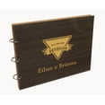 thumbnail image 7 of Darling Souvenir Personalized Engraved Laser Cut Wedding Guest Book Wooden Cover Sign-in Book Registry Guestbook Scrapbook-NG, 7 of 7