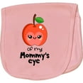 thumbnail image 2 of Inktastic Apple of My Mommy's Eye Cute Red Apple Baby Burp Cloth, 2 of 3