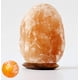 thumbnail image 2 of Lámpara de roca de cristal del Himalaya, color rosa, roca de sal natural de forma única, base de madera hecha a mano, decoración perfecta para el hogar y regalo de luz de noche con propiedades, 2 of 5