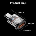 thumbnail image 5 of Type-C OTG Adapter Converter for Cellphone Tablet Support 10Gbps Data Transfer, 5 of 15