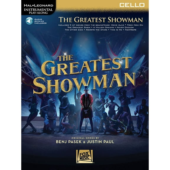 The Greatest Showman Instrumental Play-Along Series for Cello - Book/Online Audio, (Paperback)