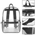 thumbnail image 2 of 24 Pack of Bulk Wholesale Heavy Duty 17 Inch Clear Transparent Color Trimmed Stadium Approved Backpacks in Assorted Pack, 2 of 6