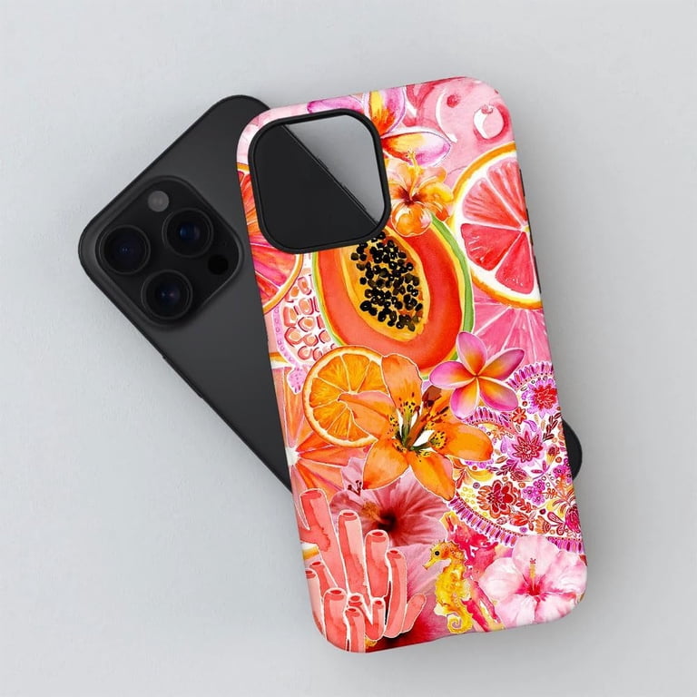 Case for iPhone 15 Pro Max, Watercolor Flowers Lily Collage Phone Case  Military-Grade Drop Protection Cover for Women Girl - Frosted - Walmart.com