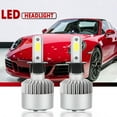 thumbnail image 2 of 2pcs H3 LED Headlight 100W 10000LM FOG Light Bulbs 6000K White Driving DRL Lampr, 2 of 5