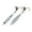 #24 Zebra Glow, variant on Shout! Blade Shotel Metal Sinking Jig with Assist Hook 125BS / 30g