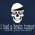 thumbnail image 3 of CafePress - Brain Tumor Excuse (White) Dark T Shirt - Men's Classic Graphic Cotton T-Shirt, 3 of 4