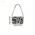 thumbnail image 4 of BZPIZ Clutch Purses for Women, Floral Clutch Embroidery Bohemian Handmade Shoulder Bag Evening Clutch Purses for Women, Gift for Women Mom Black, 4 of 4