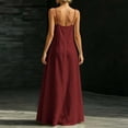 thumbnail image 4 of Asgosdo Summer Cami Dresses for Women Sleeveless Spaghetti Strap Solid Color Loose Fit Comfy Soft Lounge Dress, 4 of 5