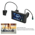 thumbnail image 4 of Bike LCD Panel Screen, Waterproof ABS Easy To Install S966 Bicycle Display Panel 24-72V  for Bicycle Maintenance, 4 of 7